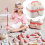 Set da dottore e infermiera 32 pezzi per bambini, rosa 3