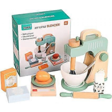Kids Wooden Toy Mixer | Early Educational Role-Play Gift for Boys & Girls