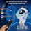 Astronaut Galaxy Star Projector with Nebula, Timer & Remote Control 4