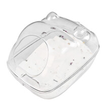 Hamster Sand Bath Container Small And Medium Size Chinchilla Bathing Habitat Enclosure Accessory Gerbil Cage Hygiene