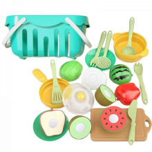 Kinder-Küchenspielzeug: Lebensmittelschneideset, 200x120x100 mm, für Jungen & Mädchen