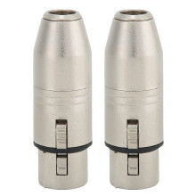 Mini XLR dugasz - standard XLR dugasz átalakító adapter, korrózióálló, optimális csatlakoztathatóság, teljes fém héjszerkezettel