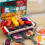 Set di giocattoli per barbecue e griglia versatile con cibo finto per bambini e bambine 4