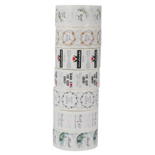 Waterdichte ronde stickers met bedankje voor zakelijke verpakkingen, geschikt voor retailproducten, verzending en boetiekverpakkingen. Duurzame
