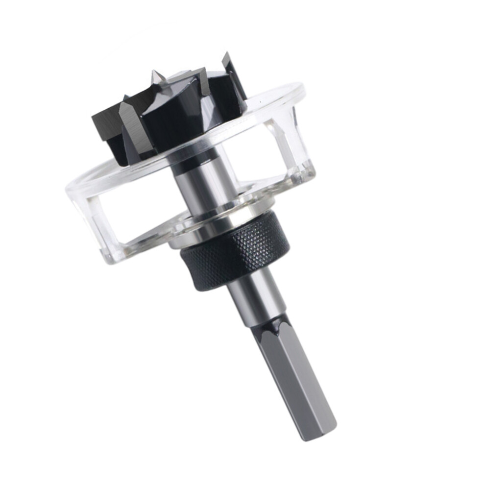 Woodworking Hole Opener Cutter 35Mm-Black Three Blade Wood 7696001285923