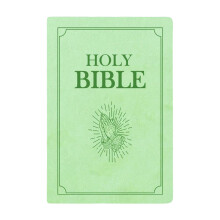 Oreiller en peluche de la sainte Bible, décorations-Vert