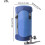 Sleeping Bag Compression Adjustable Compression Sack For Camping Gear Storage Sack For Clothes Blankets Pillows 4