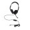 Fone de ouvido USB para computador com microfone com cancelamento de ruído ENC, arco de cabeça retrátil, microfone giratório, compatibilidade 2