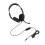 Fone de ouvido USB para computador com microfone com cancelamento de ruído ENC, arco de cabeça retrátil, microfone giratório, compatibilidade 3