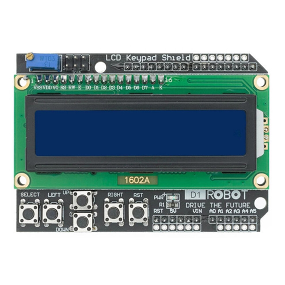 Lcd Keypad Shield Lcd1602 Expansion Module Enhancing Project 7696001285695