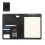 Leather Conference Folder Clipboard Folder-Blue no calculator 3