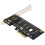 Προσαρμογέας NVMe M.2SSD, ψύκτρα αλουμινίου με απόδοση ψύξης PCIe X16, υποστηρίζει κάρτα 3