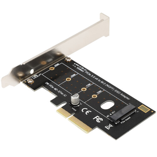 Προσαρμογέας NVMe M.2SSD, ψύκτρα αλουμινίου με απόδοση ψύξης PCIe X16, υποστηρίζει κάρτα 2
