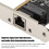 Κάρτα διασύνδεσης δικτύου Ethernet για συνδεσιμότητα υψηλής ταχύτητας PCI Express 8