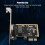 Κάρτα διασύνδεσης δικτύου Ethernet για συνδεσιμότητα υψηλής ταχύτητας PCI Express 7