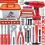 38 Pcs Kids Toolbox Kit with Drill, Plastic Repair Tools, Learning Engineering Puzzle Toys for Boys 5