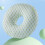 Oreiller de protection auditive creux pour le sommeil-Vert 5