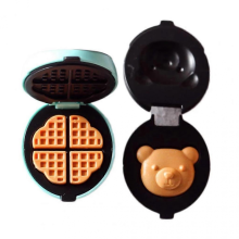 Realistisches Puppenhaus-Mini-Toaster-Waffeleisen aus Kunststoff, Kinderküche für Spielset