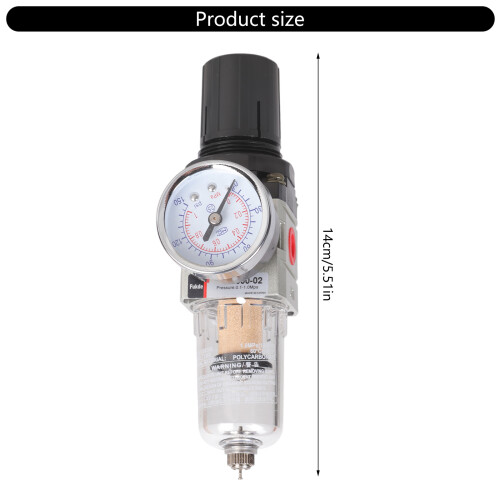 Aluminum Air Filter Regulator set Pressure Regulate for 2