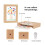 Kids Creative Gallery Wall Frame Removable-Mahoganyy large 5