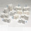Realistic Apartment Building Model Miniature-Tall Building 4 3