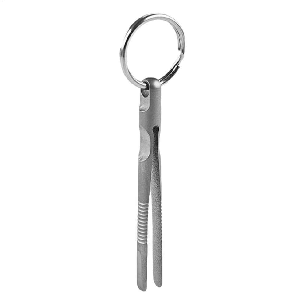 Flat Head Tweezers, Lightweight Travel Tweezers, Portable MultiTool Precision Tweezers For Eyebrow And Splinters