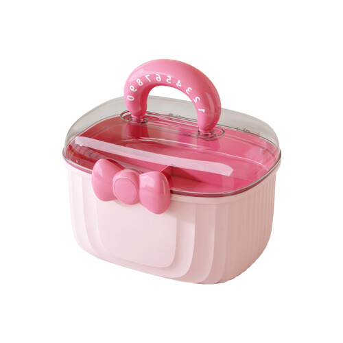 Boîte de rangement élégante pour accessoires de cheveux,-S Rose
