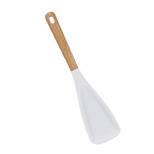 Practical Silicone Spatula And Wooden Handle For Mixing-1