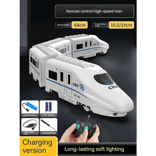 High-Speed Remote Control Train Car Charging Simulation Large Harmony Boys Toy Holiday Puzzle