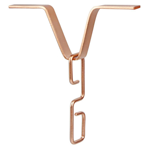 Rain Chain Adapter Outdoor Gutter Hook for Garden Rain-Gold