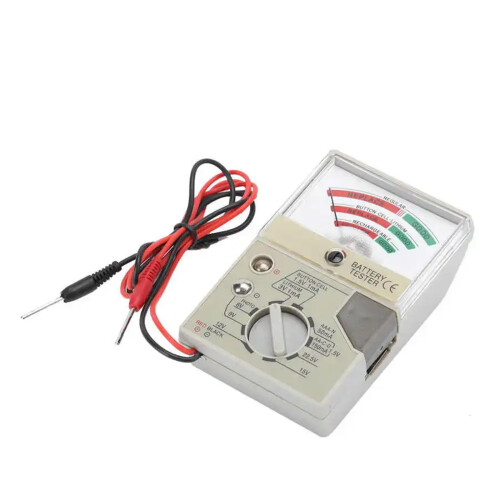 Electronic Battery Voltages Tester LCD Display Handheld Multifunctional For Watches And Small Devices