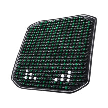 Tapis de chaise en perles de bois ventilé, Option de-Vert