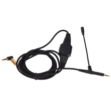 Cable de audio de repuesto para Bose QuietComfort, cable auxiliar de alta resolución con micrófono, material TPU, suave y duradero, no se enreda