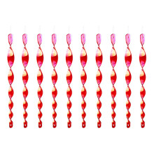 Weather Prevent Reflective Bird Scarers Wind Spirals Design-Red