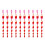 Weather Prevent Reflective Bird Scarers Wind Spirals Design-Red 1