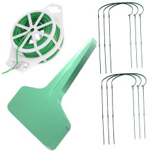 6pcs Plant Stand with 10 Green Labels Stake for Supporting