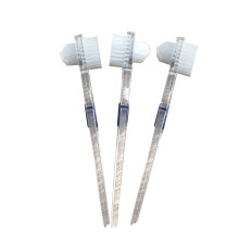 Portable Hard Denture Brush, Durable Multi-Layered Bristles For Professional Dental Care, Eco-Friendly Design, Non-Slip Handle Ensures Comfortable Gri
