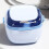 Denture Bath Cup with Double Layer Drain Tray Leakproof Retainer Cleaning Case Light Blue 2