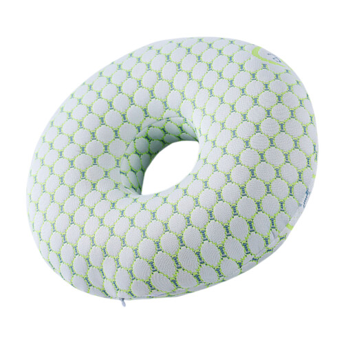 Side Sleepers Comfort Pillow Soft Ear Protections-Green