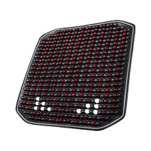 Coussin de siège en perles de bois, coussin de siège-Bourgogne