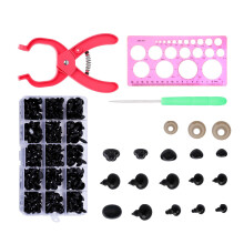 476Pcs Assorted Size 5mm-13mm Safety Eye and Nose with-Red