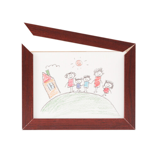 Modulars Children Gallery Frame Holds 150-Mahoganyy large