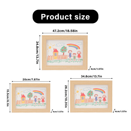 Modulars Children Gallery Frame Holds 150-Mahoganyy large 2