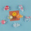 10Pieces Ocean Creature Fish Magnetic Sticker Educational Kids 7