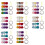 6 Rolls 7mmX5Meters Polyester Rope Assorted Color-Combination 7 2