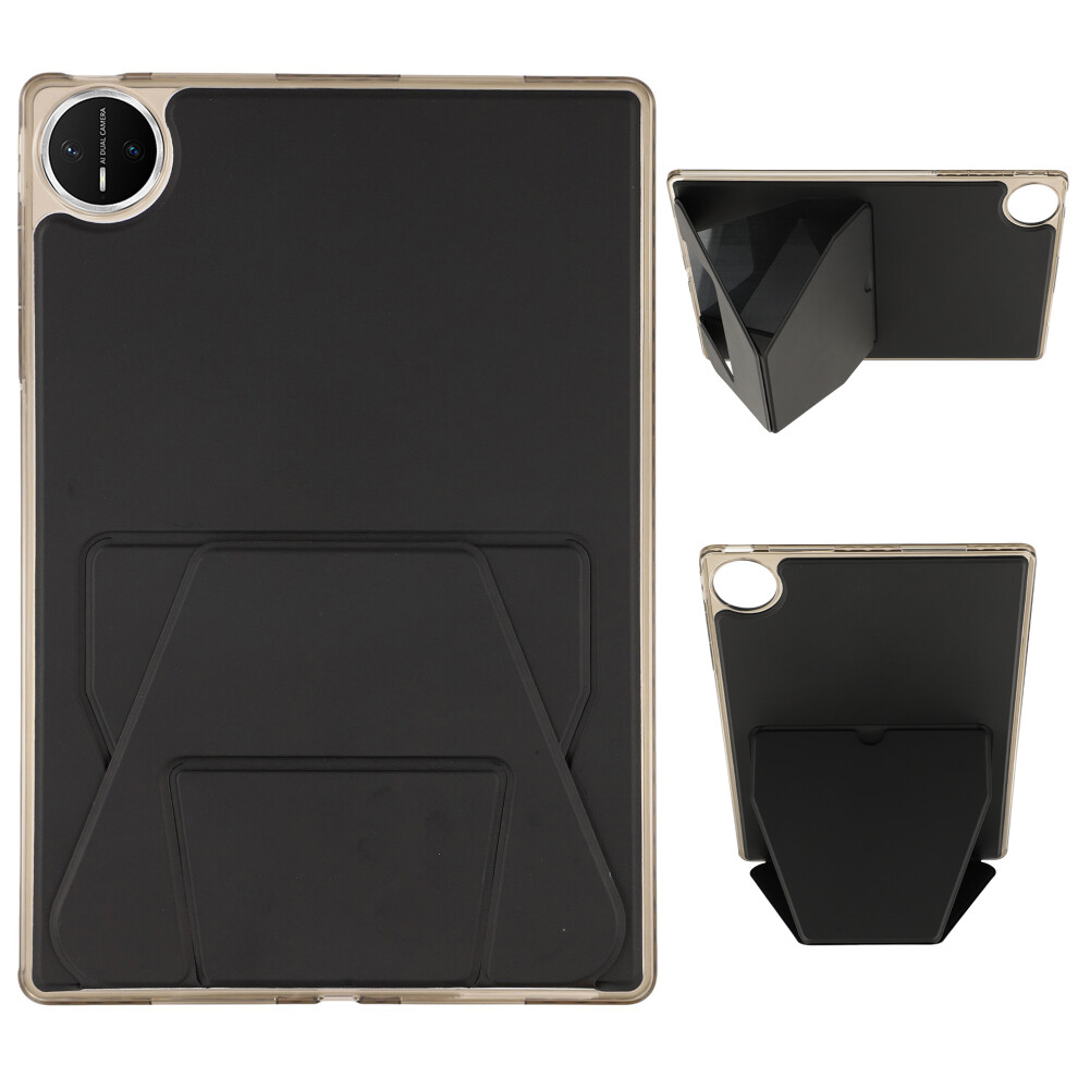 (Black) For Huawei Matepad Pro 13.2 Case Tpu Pu Leather Kickstand Tablet Cover Black 6914283985289