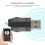 Συμπαγής προσαρμογέας οθόνης HDMI για δέκτη οθόνης τηλεόρασης, ασύρματος 7