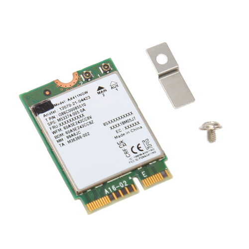 Προσαρμογέας WiFi6E Κάρτα ασύρματου δικτύου Tri Band Bluetooth5.3Υποστήριξη αποτελεσματικής