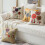 Modern Geometry Patterns Pillow Covers, Polyester Fabric for Couch Bed Room, Decorative Throw Pillow Cases for Sofa Bench, Cotton Linen Material for E 2