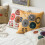 Modern Geometry Patterns Pillow Covers, Polyester Fabric for Couch Bed Room, Decorative Throw Pillow Cases for Sofa Bench, Cotton Linen Material for E 6